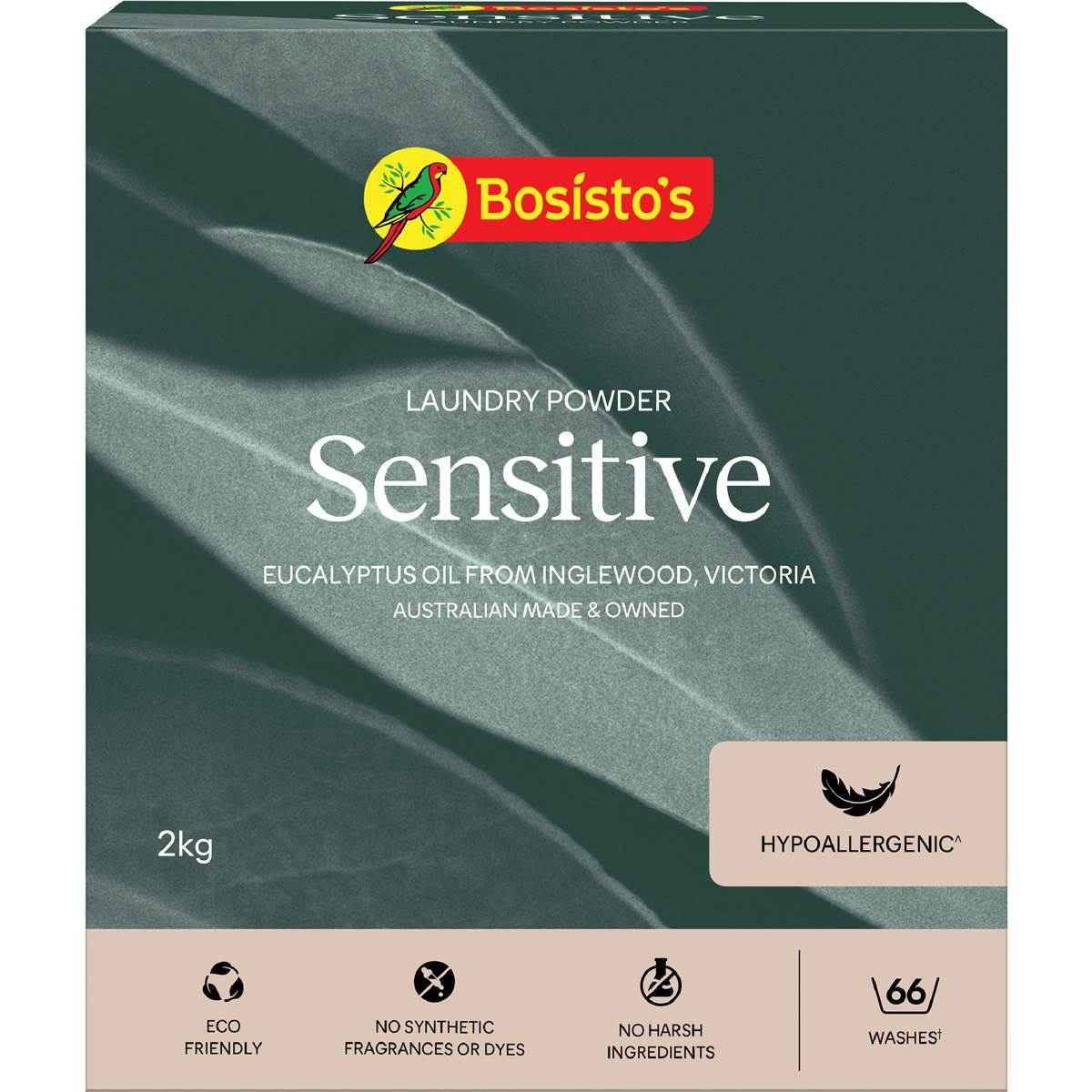 Bosisto's Sensitive Laundry Powder 2kg