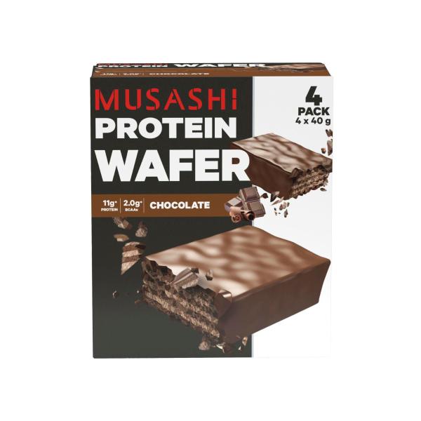 MUSASHI PROTEIN WAFER CHOCOLATE 4X40G 160G