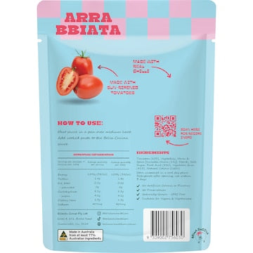 Bella Cucina Arrabbiata Pasta Sauce 400g