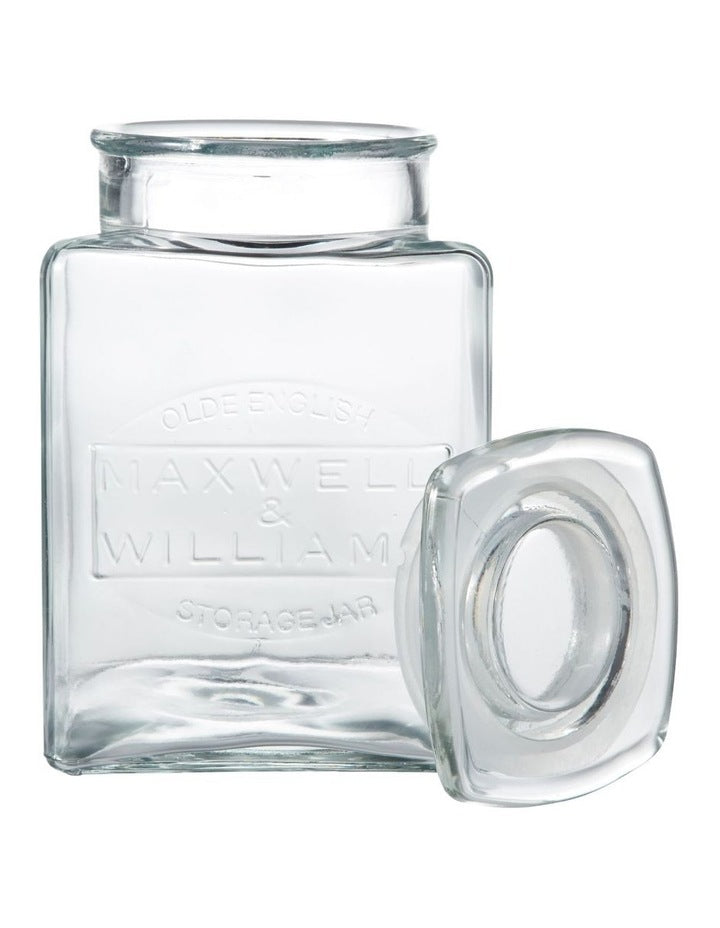 Olde English Storage Jar 1 Litre in Silver