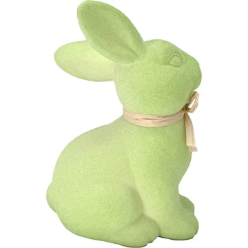 Easter Faux Moss Bunny Decoration Green each