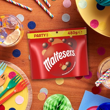 Maltesers Milk Chocolate Snack & Share Party Bag 480g