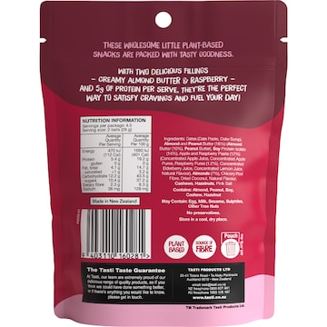 Tasti Smooshed Protein Balls Raspberry & Almond Butter 126g