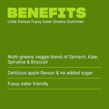 Little Swisse Fussy Eater Greens Gummies 40 pack