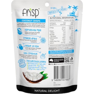 Frisp Coconut Crisps 15g