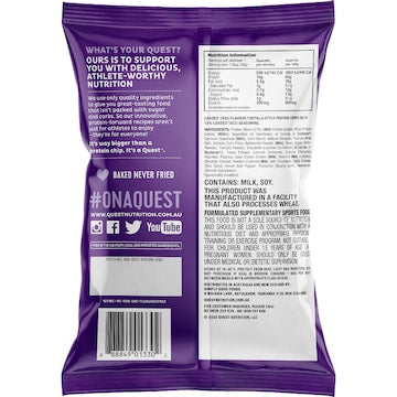 Quest Tortilla Style Protein Chips Loaded Taco Flavour 32g