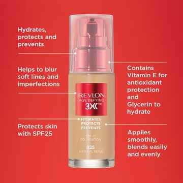 Revlon Age Defy Foundation Medium Beige 30mL