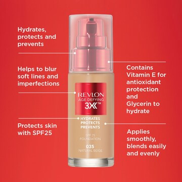 Revlon Age Defy Foundation Medium Beige 30mL