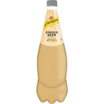 Schweppes Ginger Beer Soft Drink Mixer Bottle 1.1L