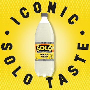 Solo Zero Sugar Lemon Orange Soft Drink Bottle 1.25L