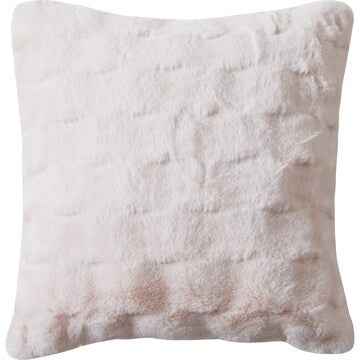 Wavy Faux Fur Cushion Cream each