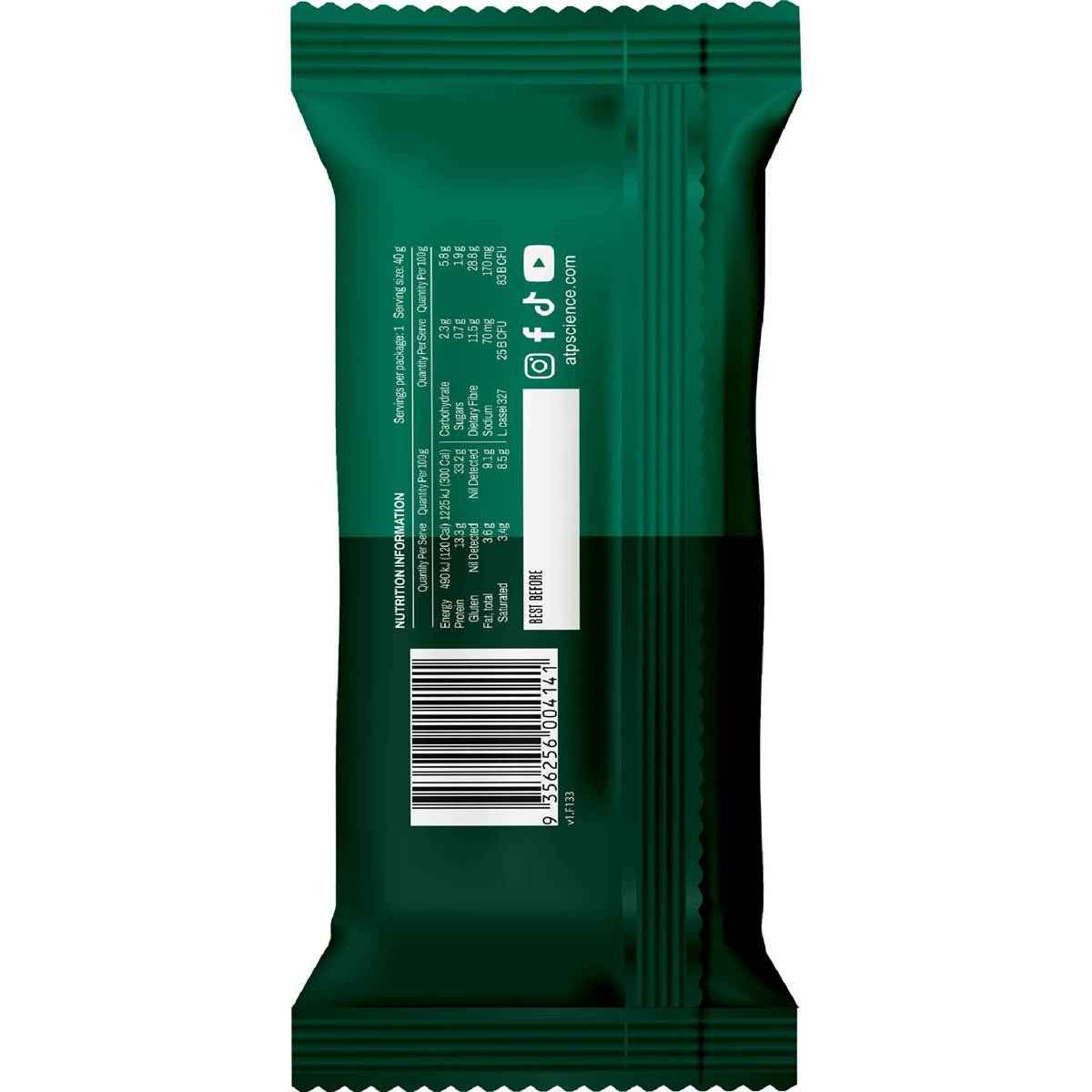 ATP Science Gutright Modbiotic Blend Choc Mint Bar 40g