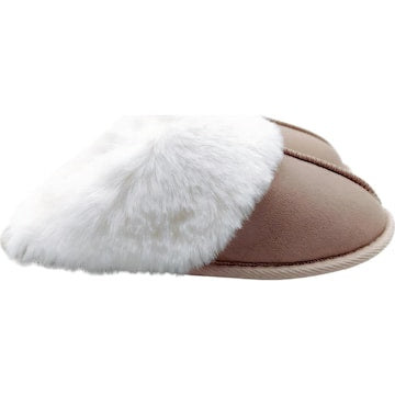 Ladies Scuff Slippers Beige Size 7/8 each