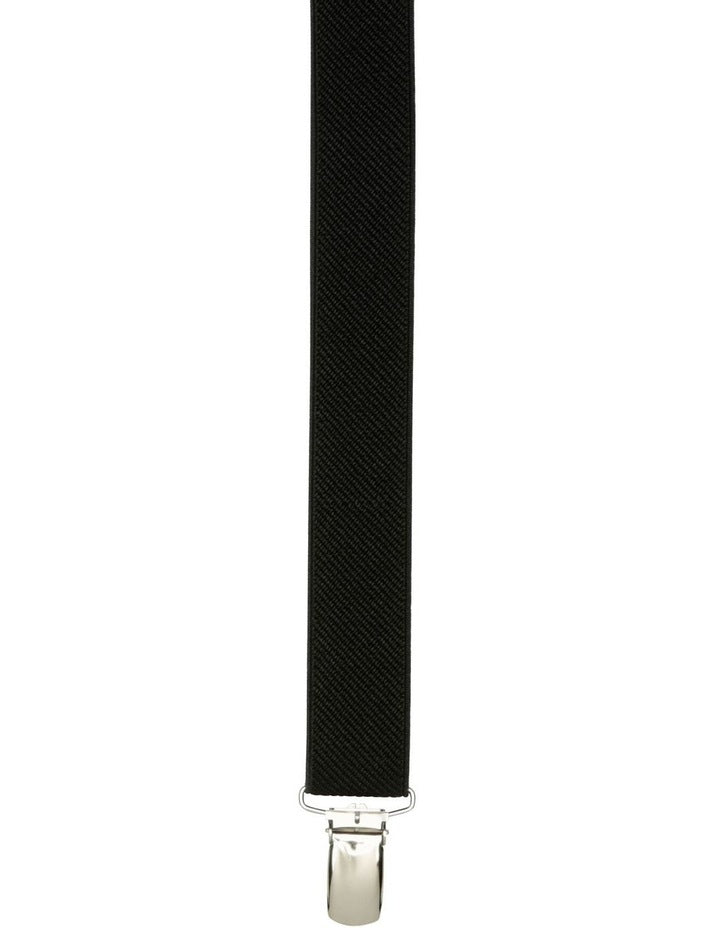Plain Braces 25mm in Black