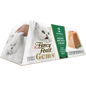 Fancy Feast Gems Mousse Pate With Chicken Wet Cat Food 57g x 2 pack