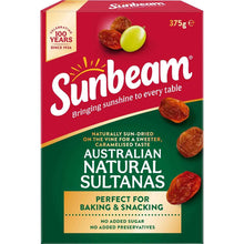 Sunbeam Australian Natural Sultanas 375g