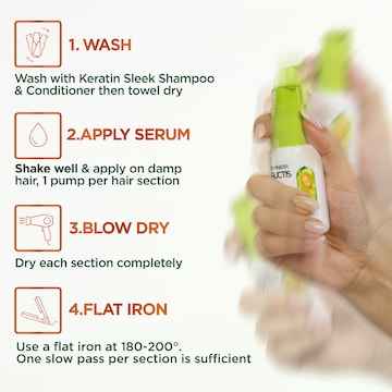 Garnier Fructis Keratin Sleek & Stay Serum 50mL