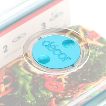 Decor Vent & Seal Glass Container 650mL each