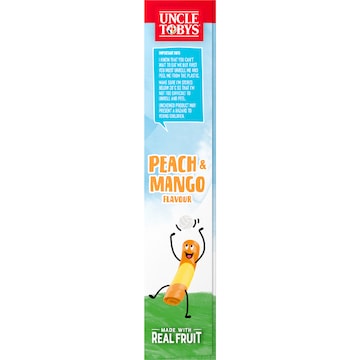 Uncle Tobys Roll Ups Peach & Mango 94g 6 pack