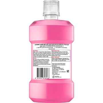 Listerine Mouthwash Antibacterial Zero Alcohol Berry Mint 500mL