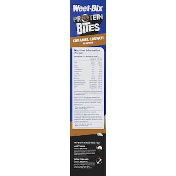 Weet-Bix Protein Bites Caramel Crunch Breakfast Cereal 510g