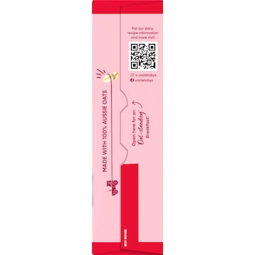 Uncle Tobys Overnight Oat Sachets Strawberry & Vanilla 10 pack