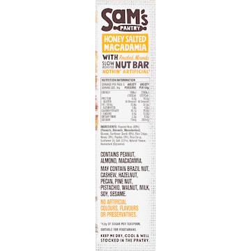 Sam's Pantry Nut Bar Honey Salted Macadamia & Almonds 5 pack