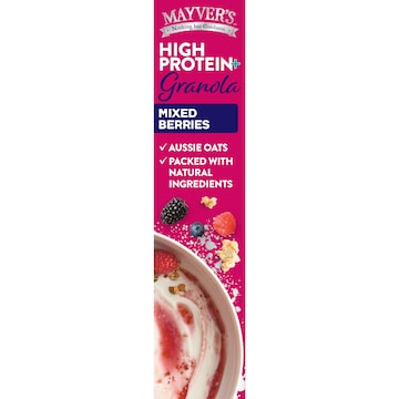 Mayver's High Protein Granola Mixed Berries 400g
