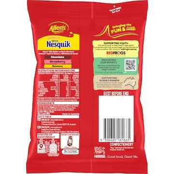 Allen's Nesquik Milkshakes Lollies Bag 170g