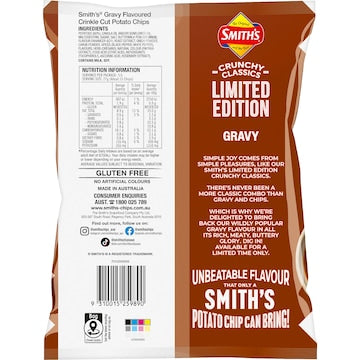 Smith's Crinkle Cut Potato Chips Gravy 150g