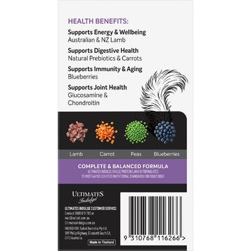 Ultimates Indulge Wet Dog Food Single Protein Lamb Multipack 100g x 6 pack