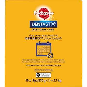 Pedigree Dentastix Dental Dog Treats Value Pack 70 pack