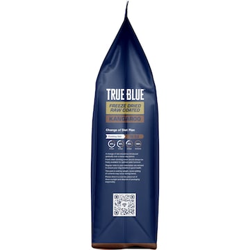 True Blue Freeze Dry Raw Coated Dry Dog Food Grain Free With Kangaroo 2.5kg