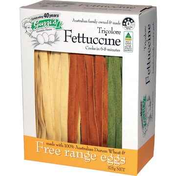 Guzzi's Tricolore Fettucine Pasta 375g
