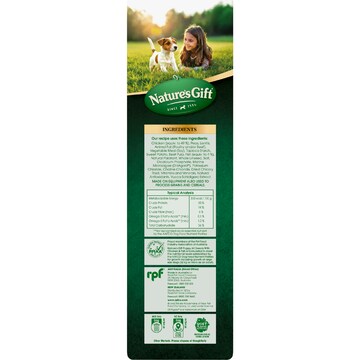 Nature's Gift Grain Free Puppy Dry Dog Food With Chicken & Fish 2.5kg