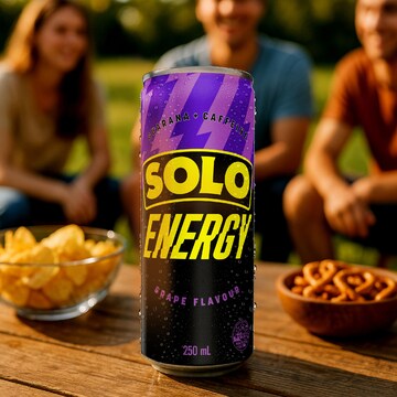 Solo Energy Drink Grape 250mL