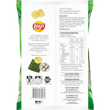 Lay's Thin Potato Chips Nori Seaweed 150g