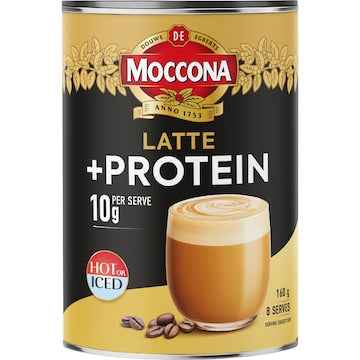 Moccona Protein Latte Coffee 160g