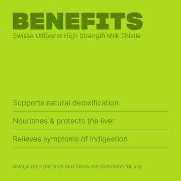 Swisse Ultiboost High Strength Milk Thistle Film Coated Tablets 60 pack