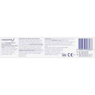 Sensodyne Expert Repair Toothpaste Deep Clean 100g