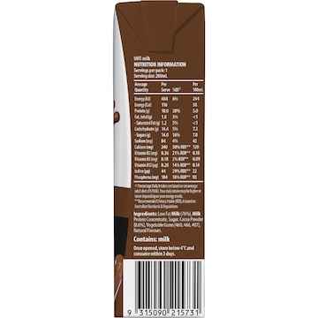 Australia's Own Protein Chocolate Flavoured Milk Poppers 200mL x 3 pack