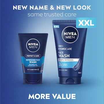 Nivea Men Hydrocare Face Wash XXL With Aloe Vera 150mL