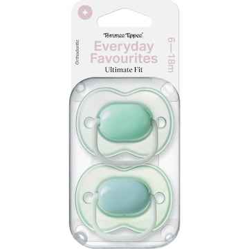 Tommee Tippee Everyday Favourites Ultimate Fit Soother 6-18M 2 pack