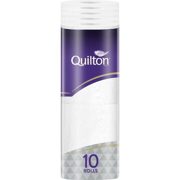 Quilton Platinum 5Ply White Toilet Tissue 10 pack