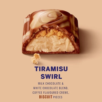 Cadbury & More Tiramisu Swirl Chocolate Block 195g