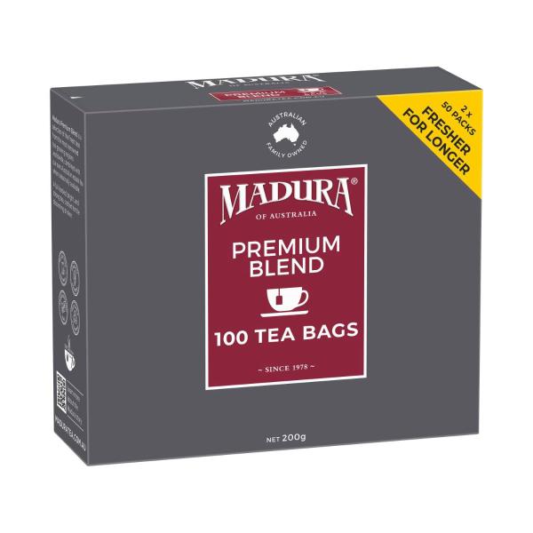MADURA TEA BAGS PREMIUM 100 PACK