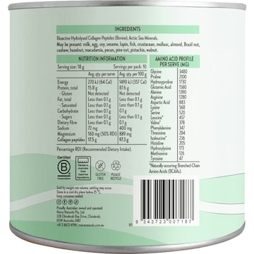 Nutra Naturals Collagen Protein Powder 180g