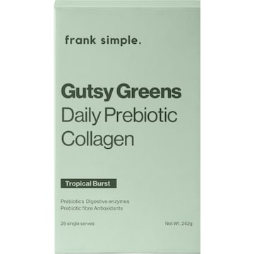 frank simple. Gutsy Greens Daily Prebiotic Collagen 28 pack