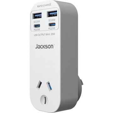 Jackson 20W PD Rapid Charge Wall Adaptor each