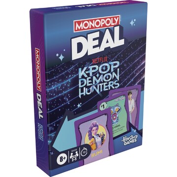 Monopoly Deal K-Pop Demon Hunters Game each